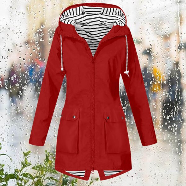 Outdoor Hooded Mountaineering Jacket Women - Image 3