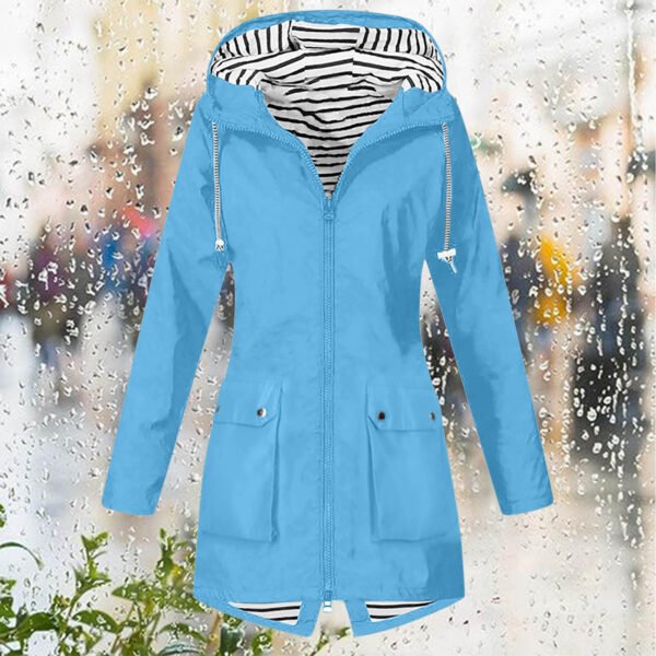 Outdoor Hooded Mountaineering Jacket Women - Image 9