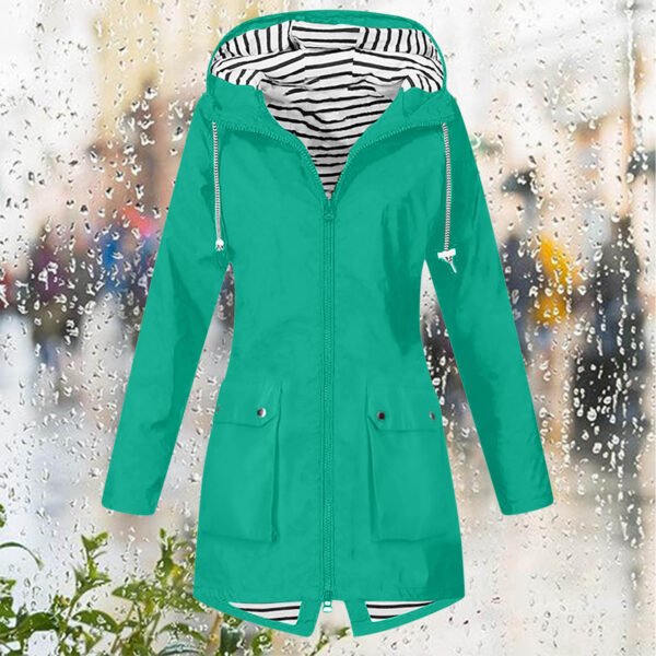 Outdoor Hooded Mountaineering Jacket Women - Image 4