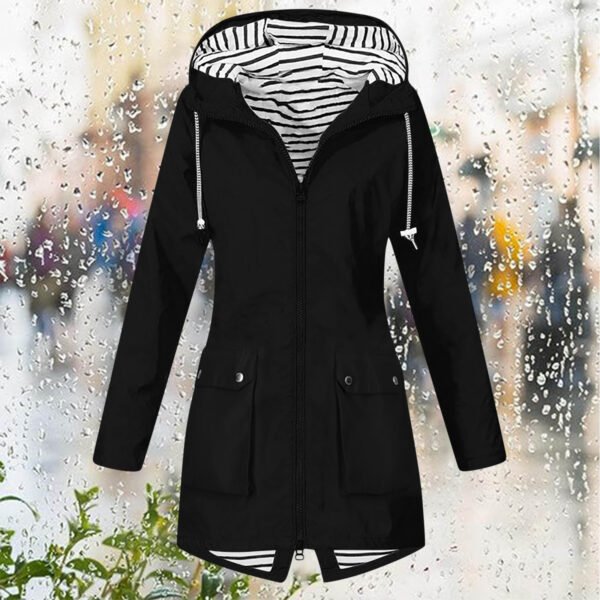 Outdoor Hooded Mountaineering Jacket Women - Image 7