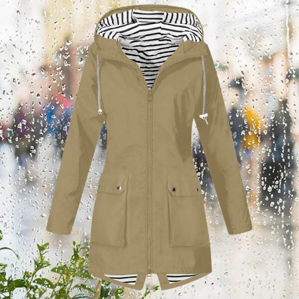 Outdoor Hooded Mountaineering Jacket Women - Image 8