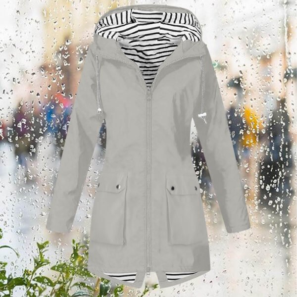 Outdoor Hooded Mountaineering Jacket Women - Image 2